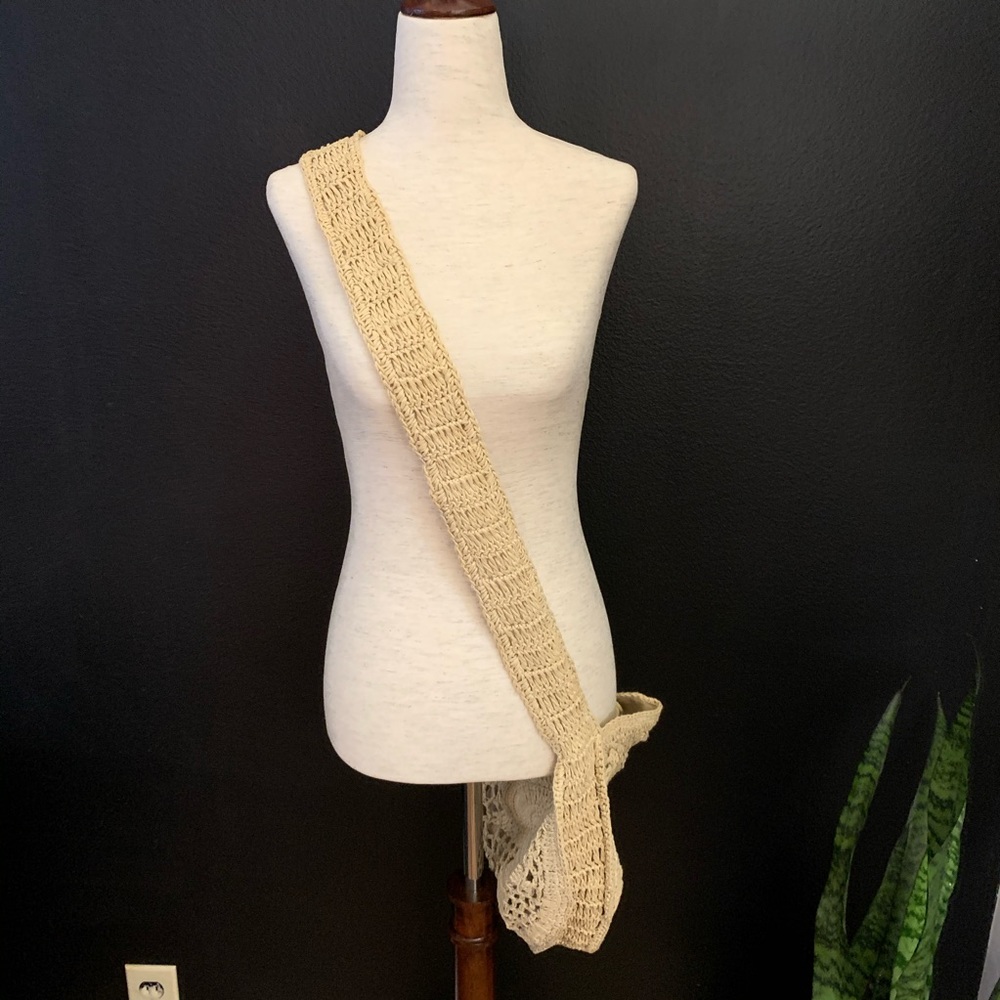 J. Crew straw bag